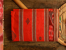 Cotton weaves ~ Ikat Saree { Sindoor - 2 }